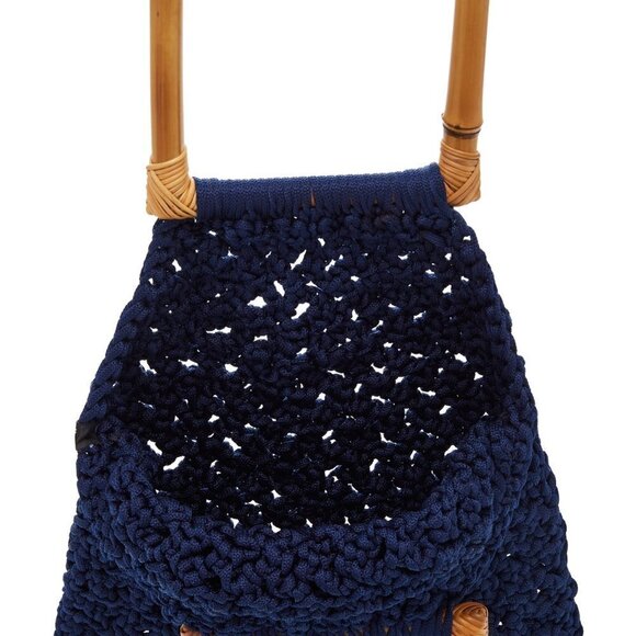 Nannacay Juniper Bag Macrame with Bamboo Handles NWT - Picture 6 of 7